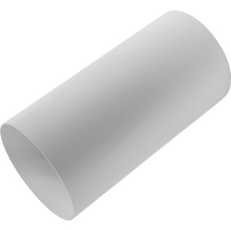 Round Ventilation Pipe Ø 150 mm, 30 cm, White, For Heating and Air Conditioning (1/5)