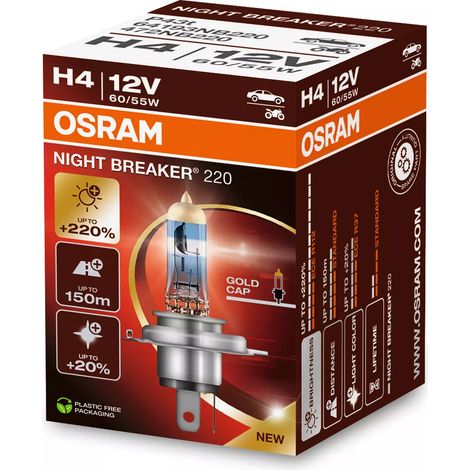 Osram Night Breaker H4 NL 220%. (1/2)