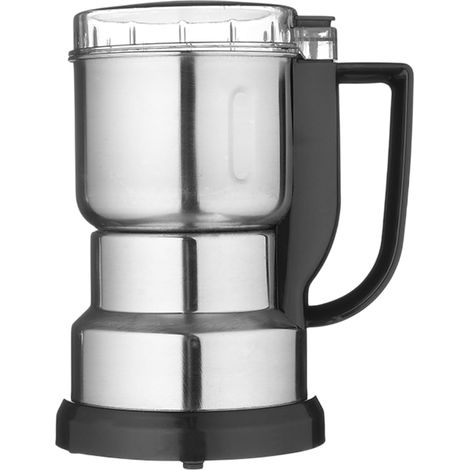 Moulin À Grain Électrique, Portable Wheat Grinder, Moulin Aliments En Acier Inoxydable, Small Grinder Machine With Handle, Hachoir Aliments Secs Pour Cuisine, Maison, Magasin, Restaurant (1/5)
