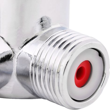 Robinet Automatique avec Mitigeur Thermostatique G1/2 pour Contrôle Température Eau Chaude/Froide (1/5)