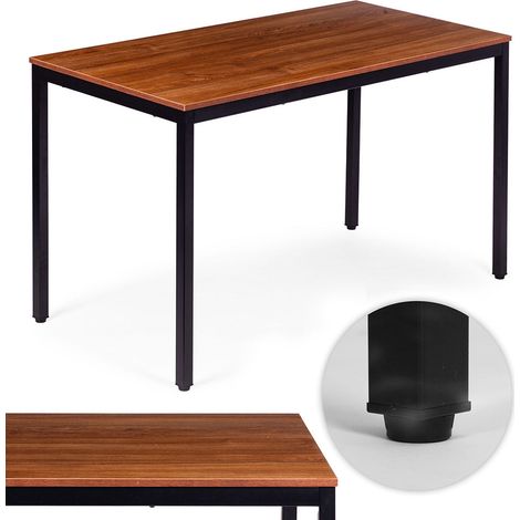 Tavolo da pranzo o scrivania, 120x60 cm, struttura in MDF e metallo