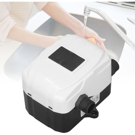 Pompe de surpression d'eau domestique 120 W avec capteur de débit et interrupteur marche/arrêt, surpresseur automatique 24 V pour douche, hauteur de refoulement maximale 18 m, compatible avec les norm (1/5)