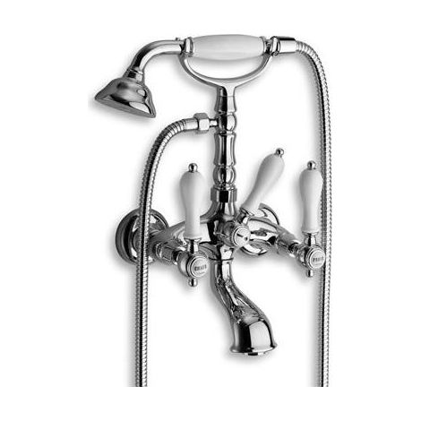 Mélangeur chromé bain-douche complet CANOVA ELITE - CRISTINA ONDYNA CE10251 (1/2)