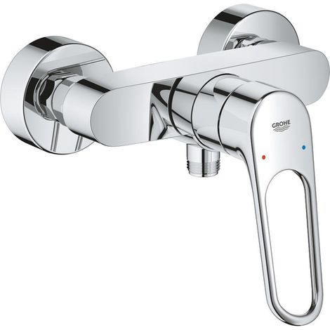 EH-Bouteille de douche Eurosmart 252423 Montage mural levier ouvert chromé (1/4)