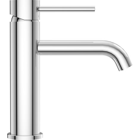 BALNEO robinet de lavabo argenté en acier inoxydable mitigeur monocommande pour vasque CASCADE (1/5)