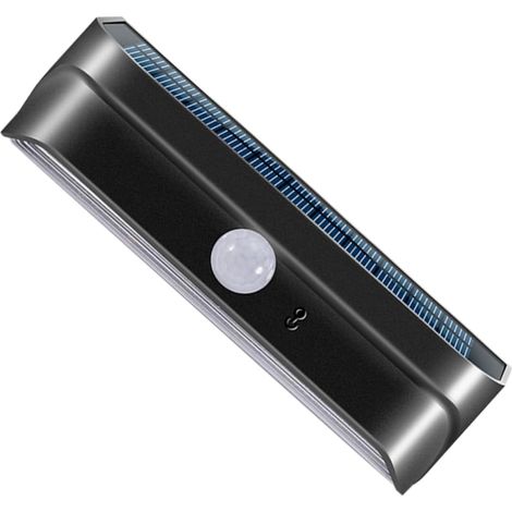 1pièce Lampe Solaire Murale Led Avec Capteur De Mouvement Étanche Et (1/5)