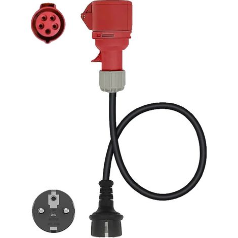 Chargeur EV, compatibilité Schuko et CEE, courant de 16A, 16A 3Phases À 16A (1/2)