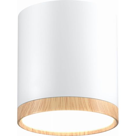 Spot soffitto Candellux TUBA LED 5W 4000K bianco legno (1/4)