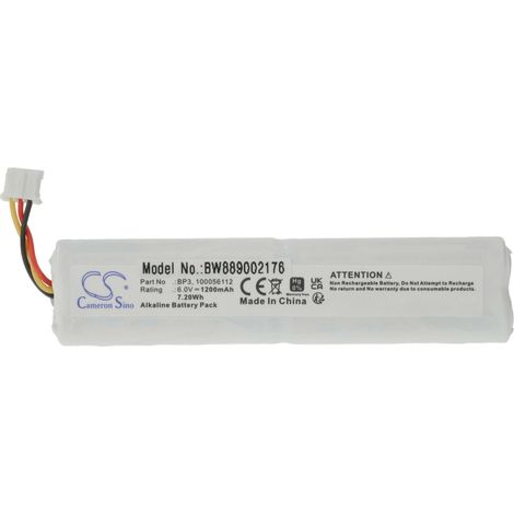 vhbw Battery compatible with Telenot MS 221, MS 211, DSS2, AKG233 Alarm Units, Home Security (1200mAh, 6 V, Alkaline) (1/4)