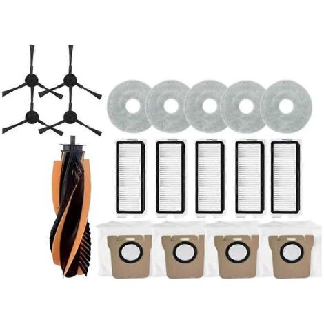 Accessoires pour aspirateur robot JONR P20 PRO / T5 Pro : brosse principale latérale, filtres HEPA, lingettes de nettoyage, pièces de rechange