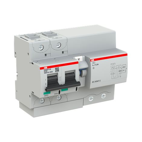 Disjoncteur Différentiel DS800P 2P 125A Cbe D 300mA -Type A Sélectif 2CCG001335R0001 ABB G151804