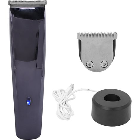 Tondeuse électrique rechargeable professionnelle bleue, machine à couper les cheveux, outil de coiffure sans fil (1/5)