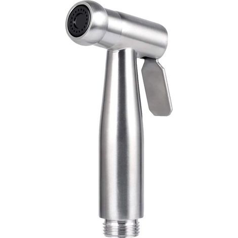 Stainless Steel Bidet Toilet Hand Shower/Hand Shower with Hook, Easy to Install, for Personal Hygiene and Basin Hand Shower - (1/5)
