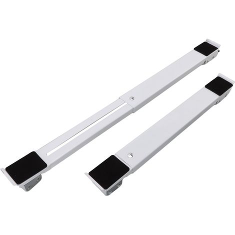 1 Paire de Roulettes Universelles Extensibles pour Électroménager - Support Lourd jusqu'à 300kg pour Réfrigérateur, Lave-linge, Lave-vaisselle, Sèche-linge (1/5)
