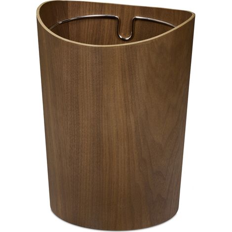 Papelera efecto madera, 9 l de capacidad