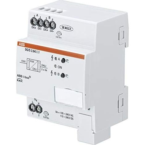NIESSEN DGS2.64.1.1 DALI-GATEWAY BASE, 2 CANAUX ABB 2CDG110199R0011
