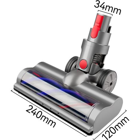 Kompatibel mit Dyson V7, V8, V10, V11 und V15 Staubsaugern: motorisierte Bodenbürste, Direktantrieb-Bodenbürste, Walzenbürste. (1/4)