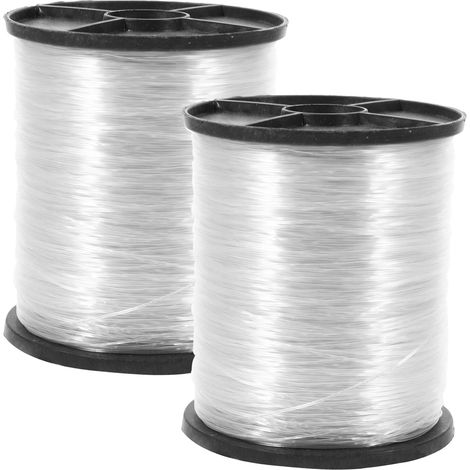 BESPORTBLE 2 rouleaux de fil suspension invisible en nylon résistant (1/5)