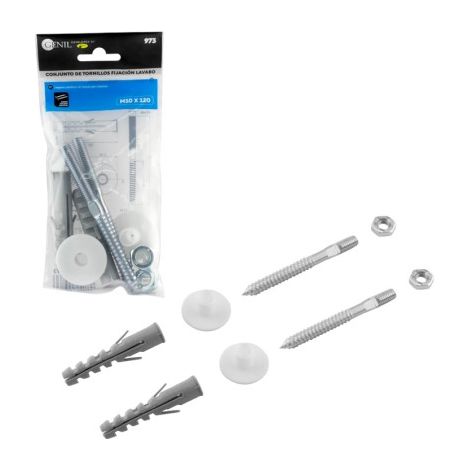 Conjunto Tornillos Fijación Lavabo - M10 x 110mm, GENIL (1/5)