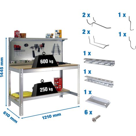 Simonrack Pack Simonwork BT3 1200 Holz und Metall robust