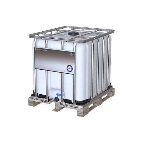 Contenedor IBC con homologación UN  volumen 1000 l  natural 