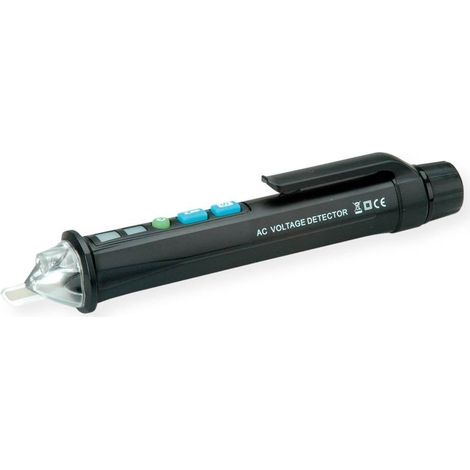 Rilevatore di tensione senza contatto 12-1000 volt con segnale acustico VALUE (1/2)