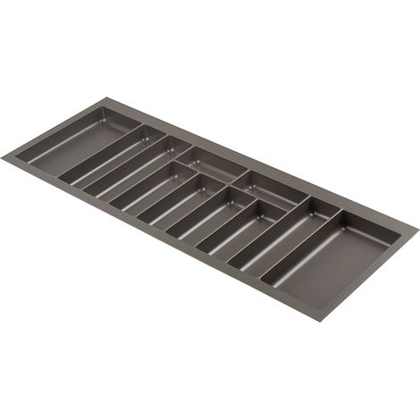 Nolago Besteckkasten für Merivobox 1108x423mm Basaltgrau SANS MARQUE
