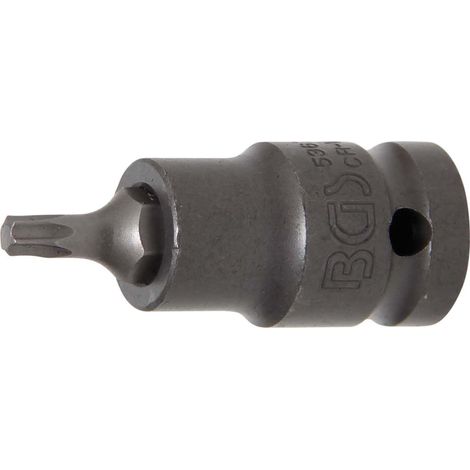 Chiave a bussola lunghezza 55 mm 12,5 mm (1/2") profilo a T (per Torx) T27