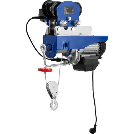 Verricello elettrico 800 kg telecomando alluminio acciaio rame blu 140010148