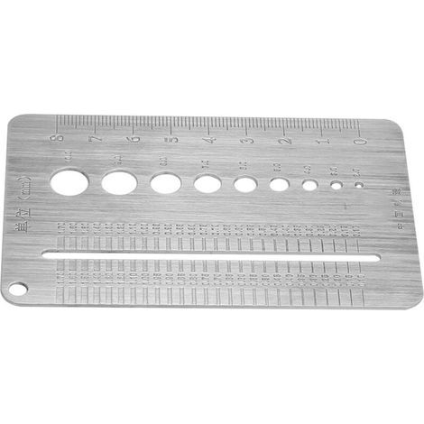 Gewindelehrplatte, Messbereich 2 bis 10 mm, präzise Messung, Kontrollschraube und -mutter für die mechanische Prüfung