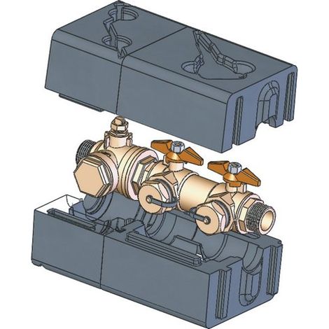 Bosch Accessoires pour pompes à chaleur saumure Dispositif de remplissage et de rinçage DN 25, 8718581709