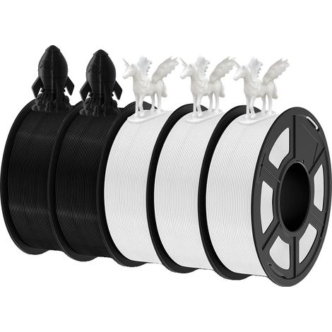 Filamento para impresora 3D, PETG, alta durabilidad, PLA PLUS 3WT 2BK (1/2)