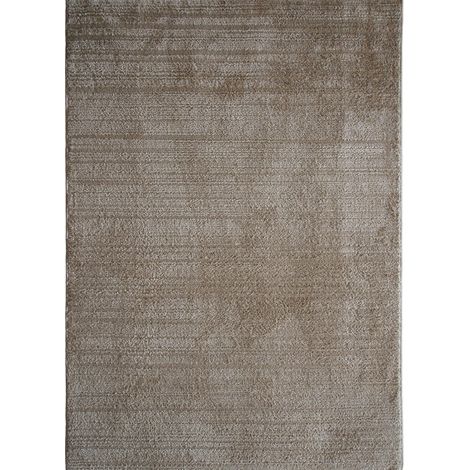 HORIZON UNI - Tapis contemporain en polyester beige 120x166 (1/5)