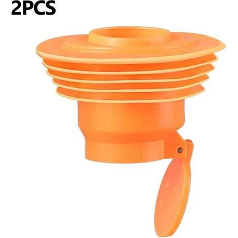 Packung mit 2 Silikon-Rückflussdichtungen für Abwasserrohre und Haushaltswaschmaschinen. (1/5)