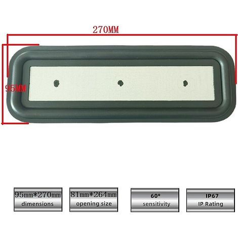New rectangular diaphragm speaker 95270 with improved bass radiator and diaphragm, a dummy speaker.