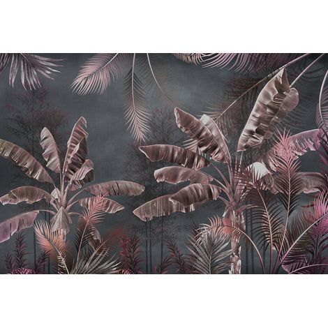 Papier peint panoramique - Forêt Tropicale - 130 cm x 88 cm (1/2)