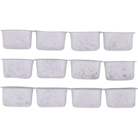 Packung mit 12 Ersatz-Aktivkohlefiltern für Kaffeemaschinen