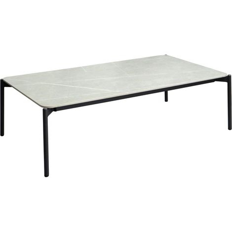 TAVOLINO BASSO RETTANGOLARE AMBIANCE GRAFITE/GRIGIO 131X76CM