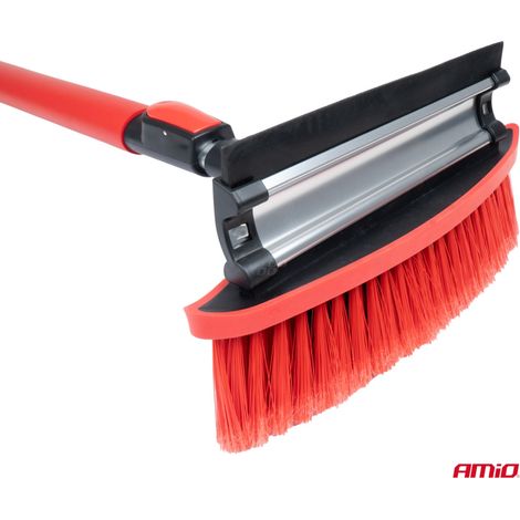 Brosse télescopique, grattoir à neige et à glace avec raclette à eau, 98-134 cm amio-04147 (1/5)