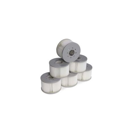 Lot de 6 filtres pour spas gonflables MSPA V2 Ø106cm – Cartouches filtrantes 90 plis – Faciles à nettoyer – Compatible avec plusieurs modèles (1/4)