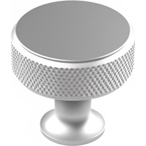 Griff für Holzmöbel aus nickeliertem Aluminium Ø30 mm