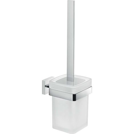 Sapho Gedy Elba - Hängende WC-Bürste, Milchglas, Chrom A033313 (1/4)
