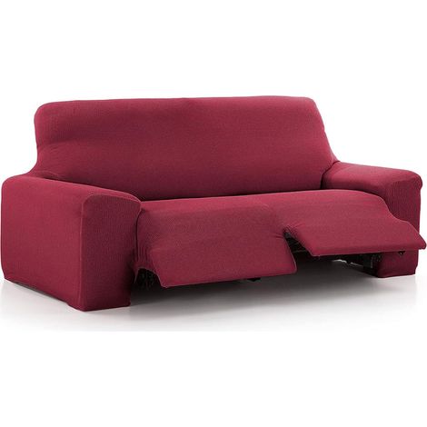 Housse de canapé Relax 3 Places 2 Pieds Rouge (1/5)