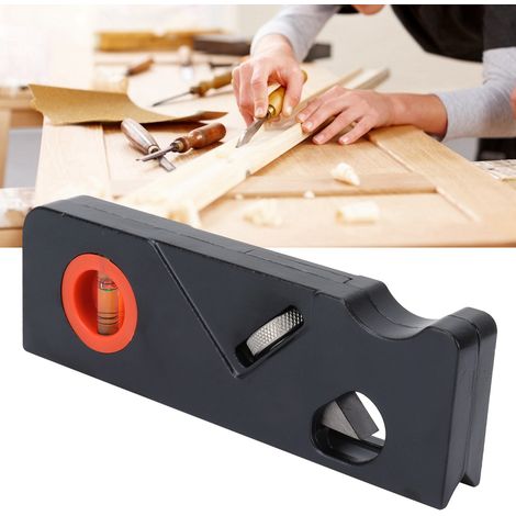 Rabot à chanfreiner pour le travail du bois, outil d'aplanissement des bords et des angles, chanfreinage pour le bricolage, noir (1/5)