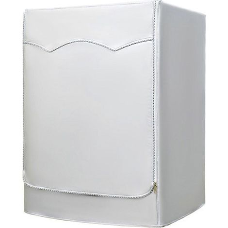 Housse imperméable, anti-poussière et compatible avec les crèmes solaires pour lave-linge automatique. Finition argent et oxyde de fer. Bordure en tissu avec fermeture éclair. Taille L. Qualité except (1/4)