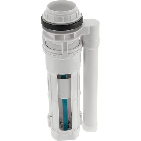 Vanne de Chasse D'eau pour Toilettes à Deux Boutons, Plastique Blanc (1/5)