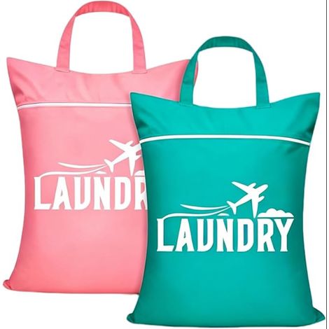 Sac Linge Voyage 46 X 58 Cm Avec Poignée Et Fermeture Éclair Sac Rangement Pliable Imperméable Sac Linge Sale Pour Vacances Camping Hôtel Sport (1/5)