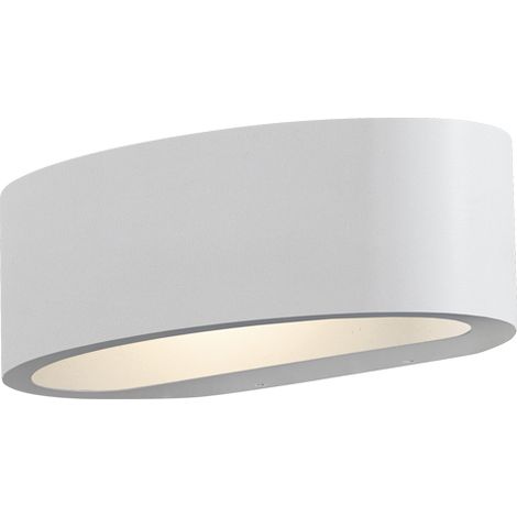 LUNARIS Applique LED Double Émission 17,5W 3000K IP54 CRI90, Structure en Métal Blanc, Gradable Coupe de Phase - Groupe Rossini (1/4)
