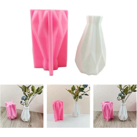 Moules en résine de silicone pour la fabrication de pots pour plantes succulentes, de pots de fleurs et de supports pour plantes. (1/4)