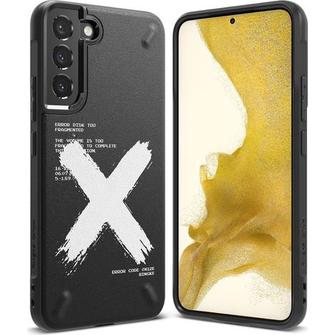 Robuste Galaxy S22+ Onyx Design X Schutzhülle Schwarz (1/5)